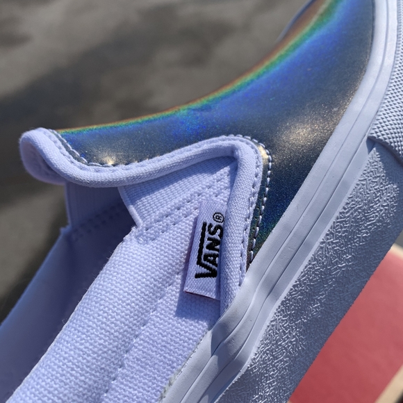 RESTOCKED Van's Slip-On Pro Silver Rainbow Various - Picture 8 of 9